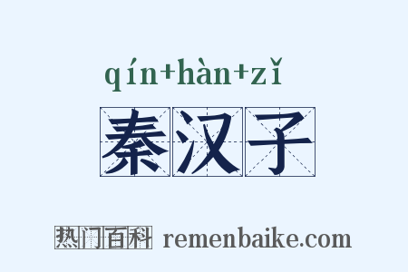 秦汉子是什么意思的图片